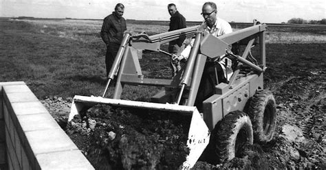 who invented the bobcat skid-steer|skid steer history.